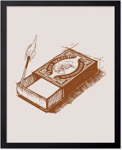 Vista 245 de Poster Master Póster de You've Yeed Your Last Haw - Impresión retro de vaquero marrón - Arte occidental - Arte moderno - Arte del salvaje oeste