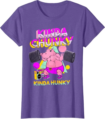 Vista 21 de Kinda Chunky Kinda Hunky, camiseta de gimnasio para culturismo, Negro