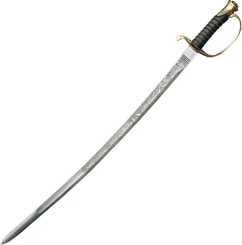 Vista 21 de Medieval Warrior Sable conmemorativo de caballería estadounidense con vaina
