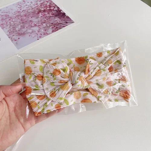 Vista 9 de 6 bandas de nailon para el pelo de Navidad para niños pequeños, diademas y lazos para bebés para niños, frescas, dulces, suaves, elásticas
