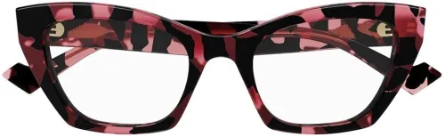 Vista 2 de Gucci GG1334O Light Havana 5220145 - Marco de gafas para mujer