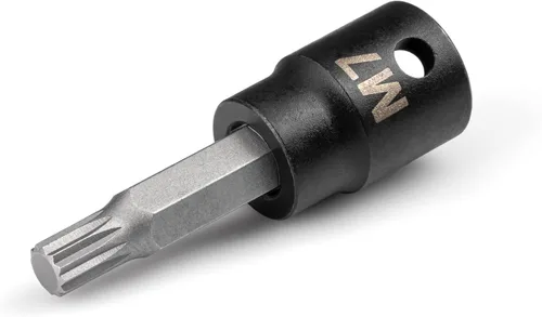 Vista 14 de TEKTON Zócalo de impacto de 3/8 pulgadas x M4 Triple Square Bit SIB18204