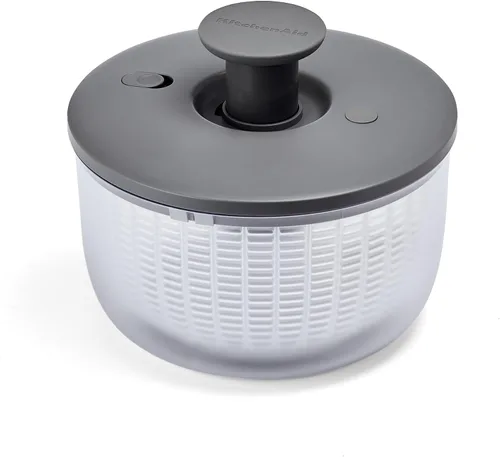 Vista 3 de KitchenAid Centrifugadora universal para ensalada, 7.43 cuartos de galón, gris carbón