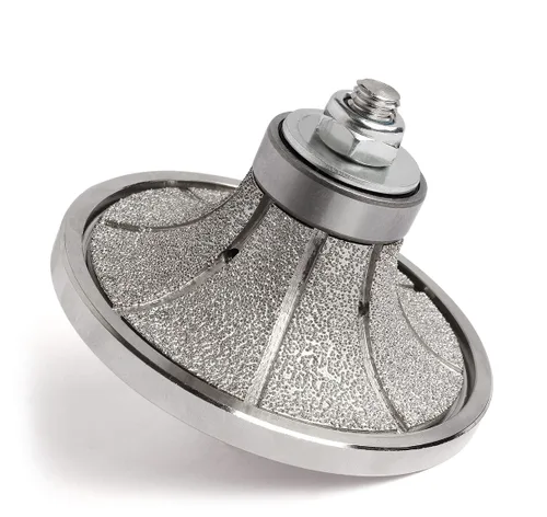 Vista 7 de Z-LION B5 3/16 "Diamond Hand Profile Wheel Router Bit Half Profiler Wheel para Granito Concrete Marble Edge con 5/8"-11 Rosca