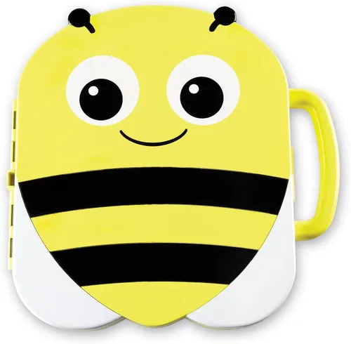 Vista 3 de Learning Resources AlphaBee - Juego de actividades de reconocimiento de alfabeto, escuela en casa, ABC, números, formas y palabras, multicolor