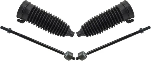 Vista 41 de TRQ Kit de dirección delantera con barra de acoplamiento de fuelle de piñón y cremallera compatible con Toyota Echo 2000-2005