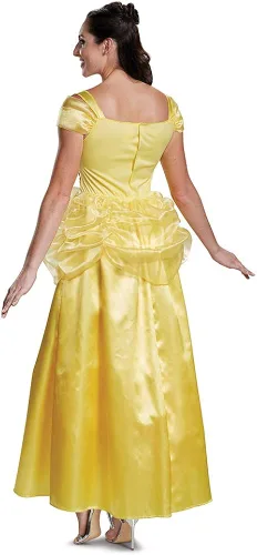 Vista 2 de Disguise Disfraz clásico de Belle Deluxe para adultos Multi