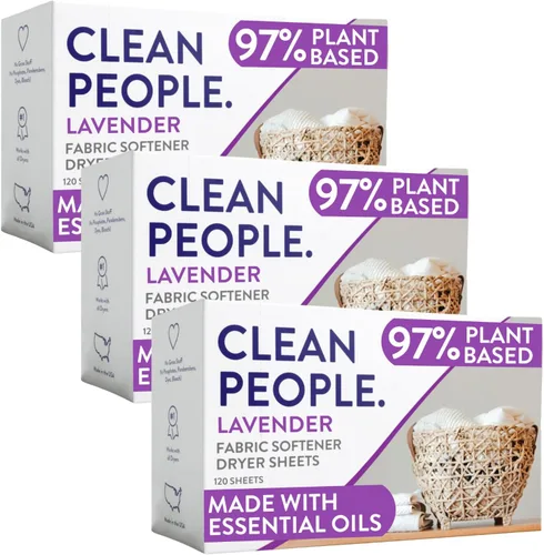 Vista 18 de The Clean People Hojas suavizantes de tela, hojas de secadora, suavizan y eliminan la adherencia estática, suavizante vegano para ropa, aceites