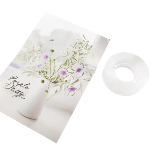Vista 4 de Ykimok 8 rollos de recambios de cinta transparente para dispensador, cinta resistente (no se desgarra fácilmente), 0.7 pulgadas, 27.3 yardas
