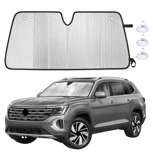 Vista 42 de EcoNour Parasol plegable para parabrisas de Mazda 3 2014-2016 2017 2018, parasol para ventana delantera de automóvil, protección UV, bloqueador