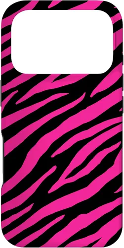 Vista 30 de Pink Black Zebra Stripes Pattern Design Women Girls Case for iPhone 17