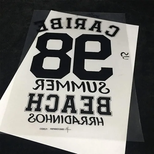 Vista 4 de Papel de película impermeable de transparencia de inyección de tinta de 8 ½ "x11" 50 hojas para impresión de pantalla de seda