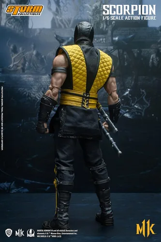 Vista 3 de Storm Collectibles - Mortal Kombat 11 - Figura de acción de Scorpion
