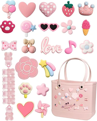 Vista 19 de Mon Caramel Resina Bolsa de Playa Accesorios Encantos,Resina Playa Totes Accesorios Insertos,Daisy Flower Bag Charms