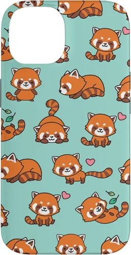 Vista 4 de Cute Funny Kawaii Womens Girls Kids Red Panda Lover Pattern Case for iPhone 17