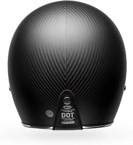Vista 4 de Bell Powersports Custom 500 - Cascos de motocicleta de carbono