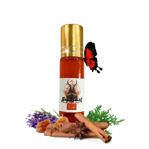 Vista 40 de Aceite Roll-On de La Diosa de la Llama – Perfume Ritual Infundido con Feromonas, Unisex 10ml Hoodoo, Wicca, Pagano, Conjuro, Apto para la TSA