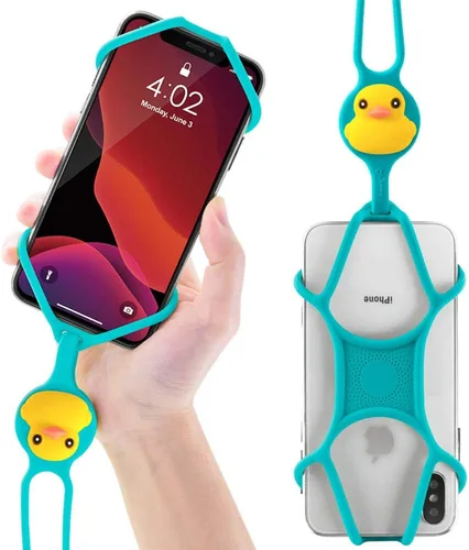 Vista 8 de Cordón para llevar teléfono celular + soporte de cuello 2 y protector de teléfono 2
