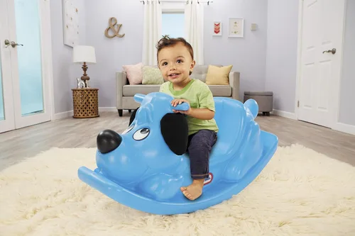 Vista 4 de Little Tikes Rockin' Puppy - Azul, Pequeño