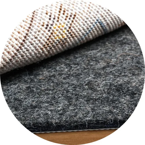 Vista 9 de BAGAIL - Almohadillas de fieltro y goma natural de 1/8 pulgadas de grosor, 2.5 x 9.5 pies, agarre antideslizante para alfombra, mantiene
