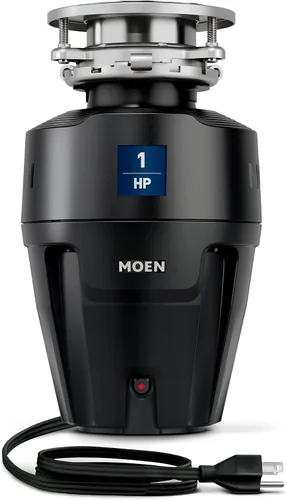 Vista 16 de Moen Prep Series PRO GXP50C - Triturador de basura compacto de alimentación continua para fregadero de cocina con cable de alimentación