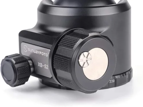 Vista 4 de SUNWAYFOTO Trípode Ball Head XB 52 Perfil bajo Inclinación Negro