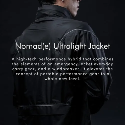 Vista 2 de GRAPHENE-X Nomad(e) Chaqueta ultraligera. Impermeable, transpirable, resistente a la abrasión, membrana integrada de grafeno., Multi