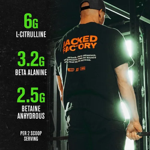Vista 4 de Jacked Factory Nitrosurge Pre-entrenamiento en cereza negra y N.O. XT refuerzo de óxido nítrico para hombres y mujeres
