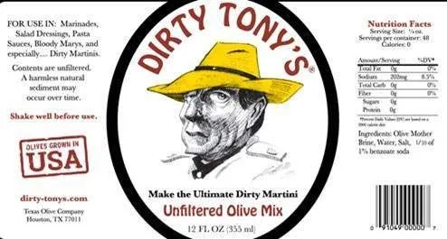 Vista 2 de Dirty Tony's Salmuera de aceituna sin filtrar