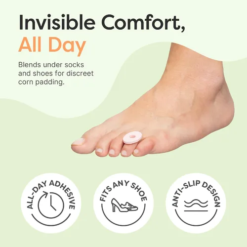 Vista 2 de ZenToes Almohadillas de tratamiento impermeables para dedos y pies (36 unidades) Waterproof & breathable protection for sensitive skin helps