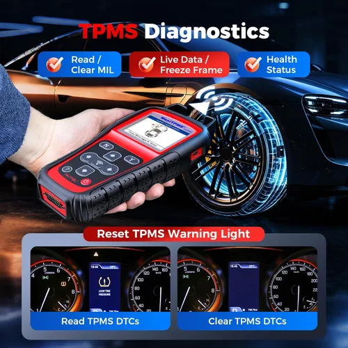 Vista 7 de Autel TS601 MaxiTPMS TPMS Herramienta profesional con OBD ll