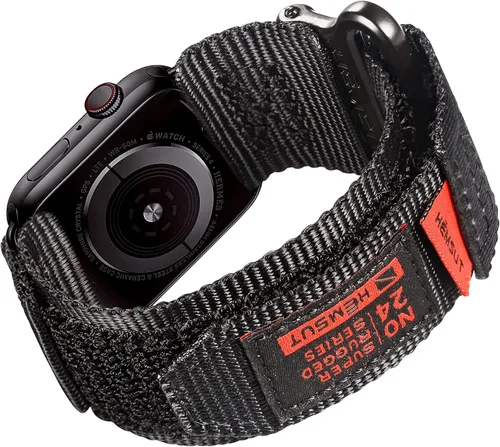Vista 10 de Hemsut Compatible con Correa de Apple Watch, Correa Deportiva de Nylon Super Resistente con Diseño de Bucle Tejido para iWatch