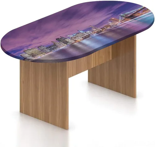 Vista 18 de XISUNYA Mantel ovalado ajustable para patio, moderno mantel de poliéster elástico con estampado de alas de talento de rock, se adapta a mesas