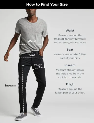 Vista 4 de Silver Jeans Co. Pantalón de jean Zac de ajuste relajado y recto para hombres