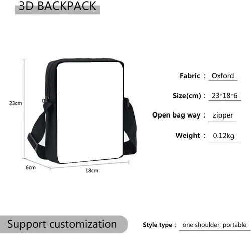 Vista 3 de WAWNI Skibidi - Mochila de inodoro de tres piezas, bolsas casuales Harajuku músico Oxford tela de viaje bolsa de moda, A01, Casual
