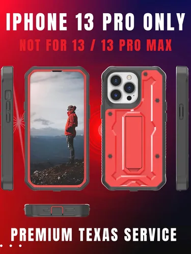 Vista 2 de CaseBorne ArmadilloTek V - Funda compatible con iPhone 13 Pro, a prueba de caídas de hasta 21 pies, cuerpo completo de grado militar, resistente