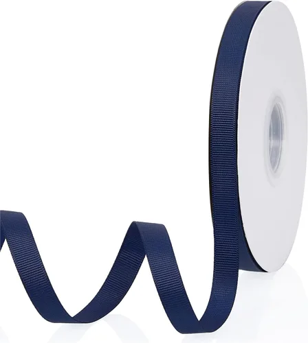 Vista 12 de Cinta de grogrén de doble cara de color liso azul bebé de 1-1/2 pulgadas x 50 yardas para envolver regalos, bodas, fiestas, manualidades, lazos