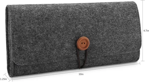 Vista 5 de ProCase Funda de transporte para Nintendo Switch modelo OLED y Nintendo Switch bolsa de viaje portátil ultra delgada de fieltro para Nintendo Switch