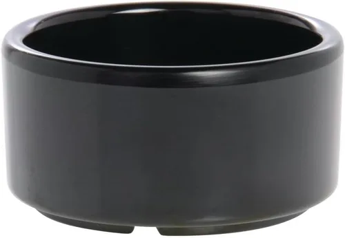Vista 8 de Carlisle FoodService Products 41003 Ramequín de melamina de lados rectos, 2 onzas, negro (paquete de 48)