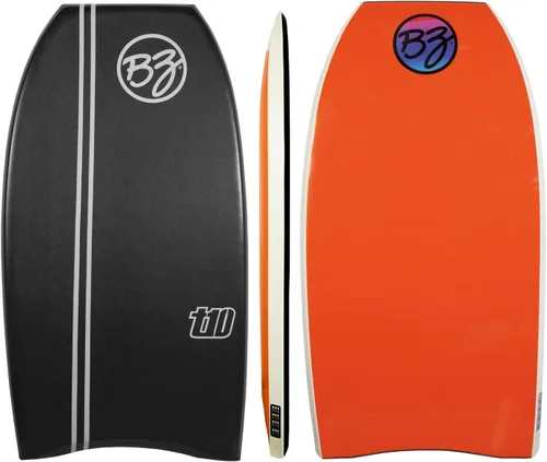 Vista 9 de BZ BodyBoards - T-10 Progressive Series Bodyboard - HDPE Slick - Crescent Tail - Núcleo PHUZION - Cubierta de 8 libras