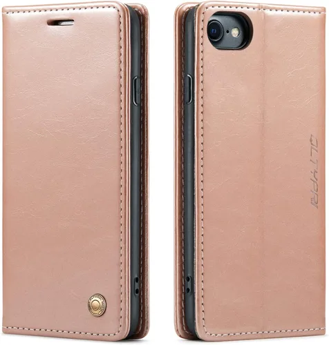 Vista 130 de QLTYPRI Para iPhone Air Case Wallet Con Tarjetero, Vintage PU Cuero Kickstand Cierre Magnético A Prueba De Golpes Folio Libro Funda Para IPhone 17