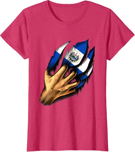 Vista 9 de El salvador bandera camisa salvadoreña en mi