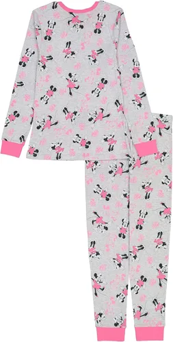 Vista 2 de Disney Women's Mickey Mouse 2-Piece Snug-fit Cotton Pajamas Set