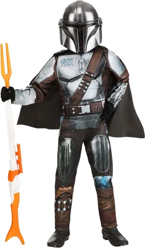 Vista 4 de Jazwares Kid's Light Up The Mandalorian Costume