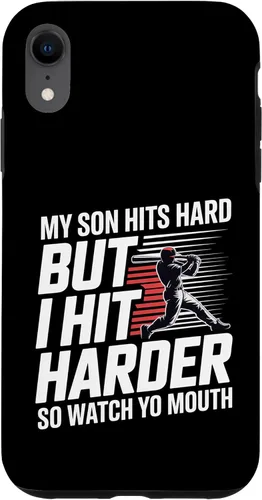 Vista 25 de My Son Hits Hard But I Hit Harder So Watch Yo Mouth - Case for iPhone 17