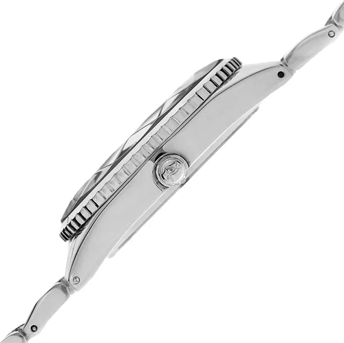 Vista 3 de August Steiner AS8122 - Reloj de pulsera con 12 marcadores de hora auténticos de diamantes y números arábigos