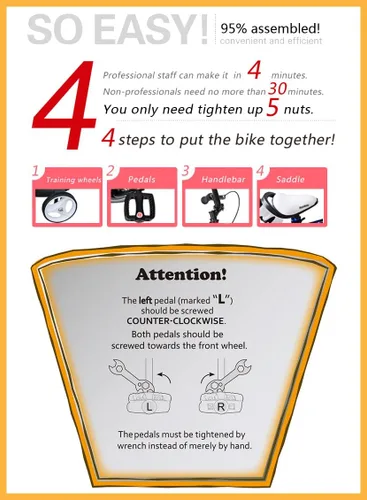Vista 7 de Royalbaby Bicicleta para niños de 12, 14, 16, 18 pulgadas, para niños de 3 a 9 años, opciones de ruedas de entrenamiento, varios