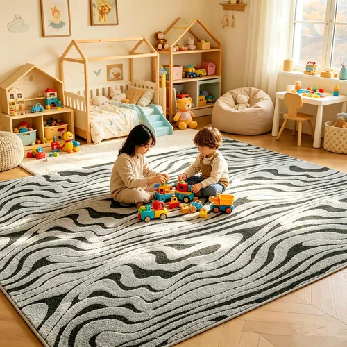 Vista 38 de UKELER Tapete antideslizante para puerta, alfombras de acento modernas para entrada, estilo romántico campestre americano, alfombras de algodón