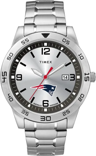 Vista 21 de Timex Tribute Reloj de cuarzo para hombre Citation de 42 mm con correa de acero inoxidable
