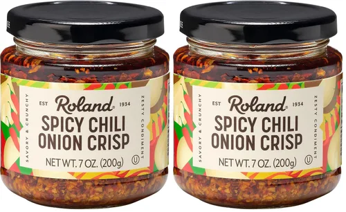 Vista 3 de Roland Foods Picante crujiente de cebolla con chile, 7 onzas